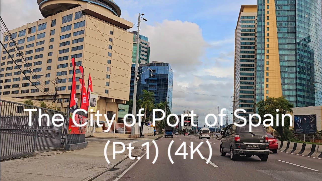 Driving in Trinidad & Tobago - The City of Port of Spain [Trinidad] (4K)