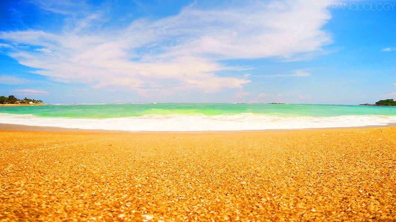 Binaural Beats Beach Waves for Sleep & Relaxation - Theta & Delta Binaural Beats