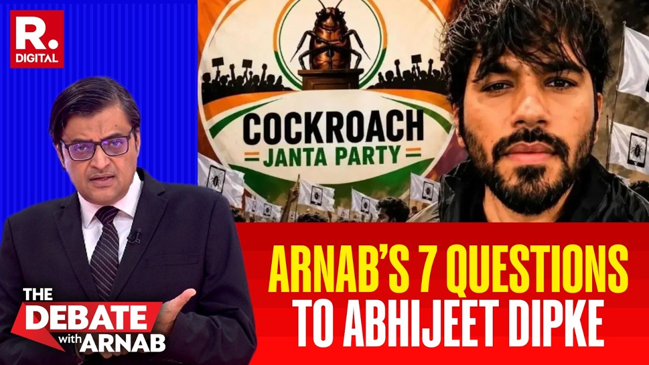 Arnab&rsquo;s 7 Questions To Abhijeet Dipke: Funding, AAP Links And Umar Khalid Support