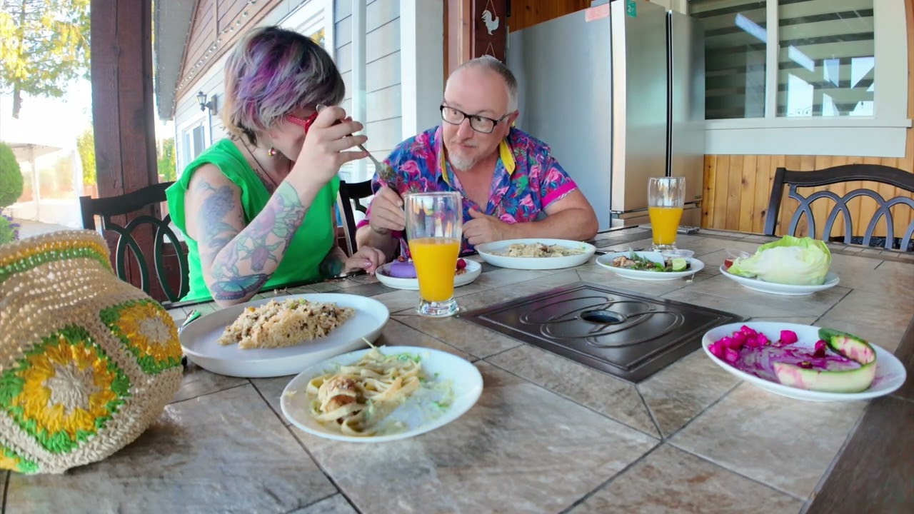 Ariel & Jared food tasting 
