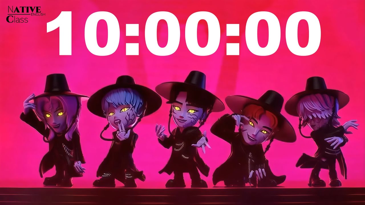 Saja Boys 10 min timer | backgrounds | Native Class English