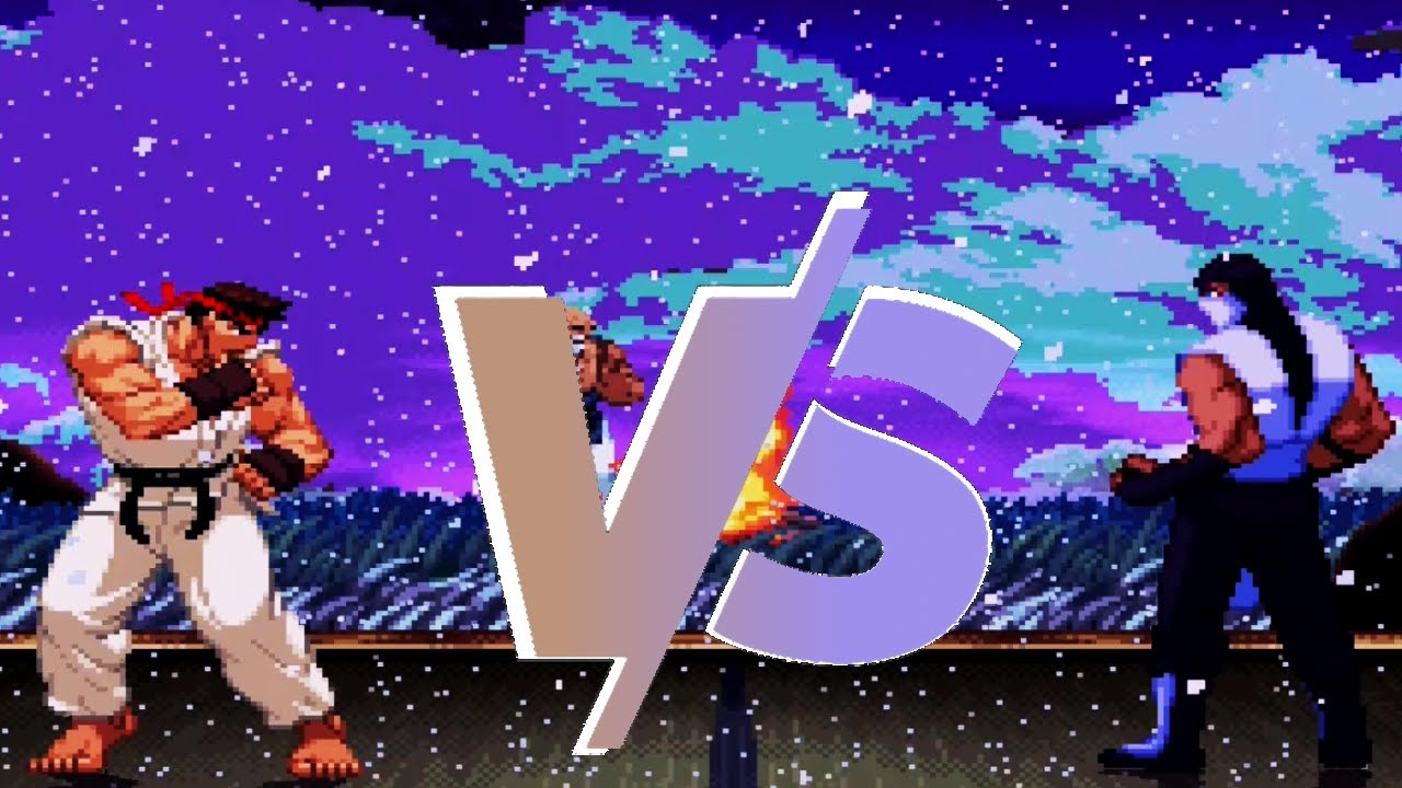 Rematch Request! Ryu VS Sub-Zero Mugen Street Fighter Vs Mortal Kombat