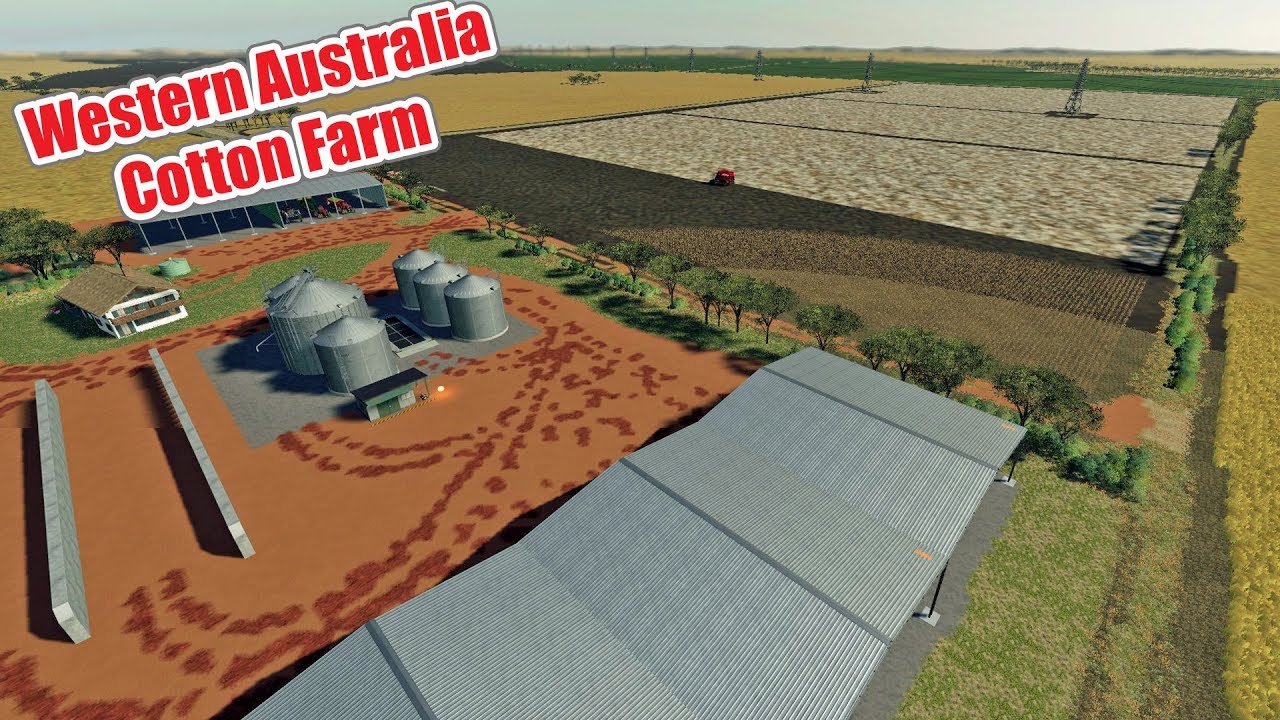 Western Australia Cotton Farm - Timelapse Build With Save