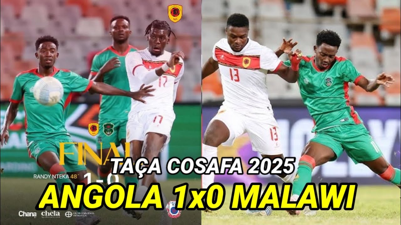 RANDY NTEKA NO FINAL!!! ANGOLA 1x0 MALAWI • COSAFA CUP 2025