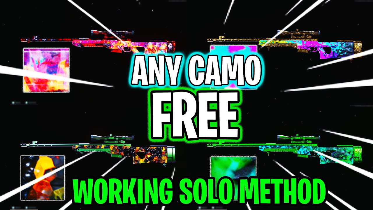 How to get PACK A PUNCH + ANY CAMOS in Cold War (NEW WORKING METHOD LINKED)