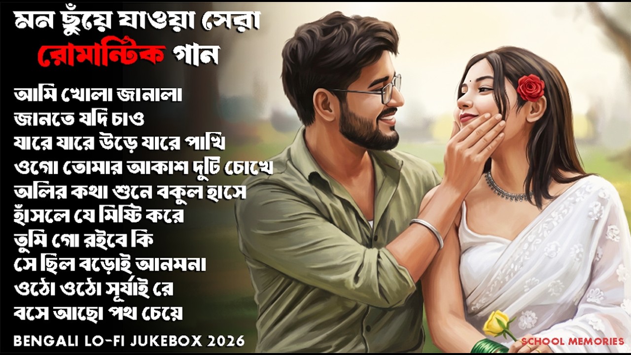 Bangla Romantic Lo-Fi Jukebox 2025 💕 Bengali Love Songs | Late Night Chill Lofi Mix | Study Beats