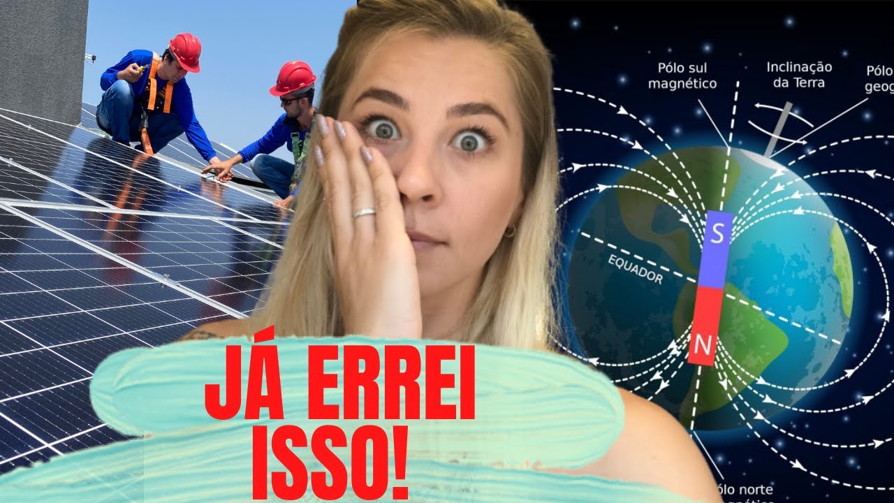 Qual é o NORTE correto para SISTEMA SOLAR FOTOVOLTAICO? A BÚSSOLA está ERRADA?