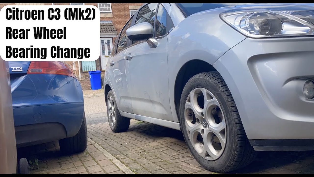 Citroen C3 (mk2) rear wheel bearing change