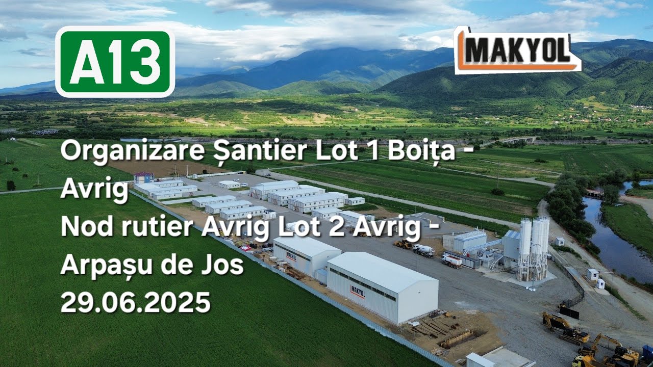 A13-Sibiu-Brașov-L1- Boita-Avrig OS Turnu Rosu-L2 - Avrig Arpasu de Jos Nod Rutier Avrig 29.06.2025