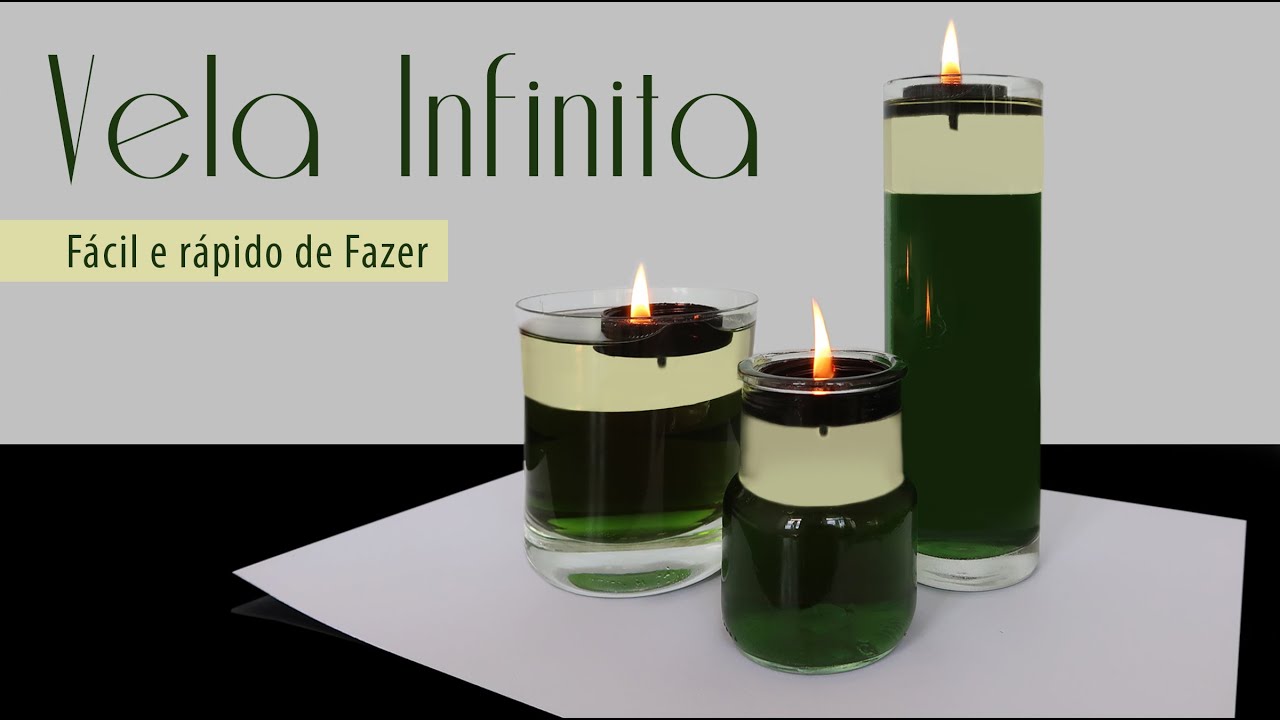VELA INFINITA, Fácil e Rápida de Fazer, DIY