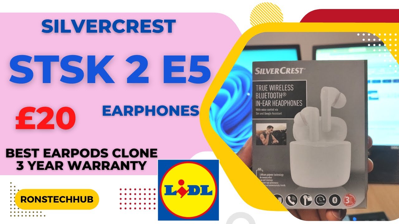 ЛУЧШИЙ клон Airpods — SilverCrest STSK 2 E5 — 3 года гарантии
