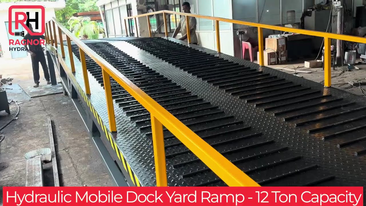 Mobile Dock Yard Ramp - 12 Ton Capacity || Ragnor Hydraulics ||