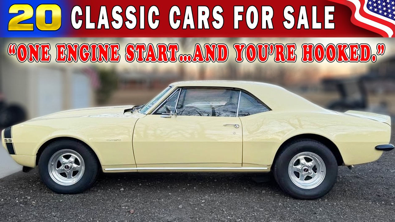 20 CHEAP Classic Cars For Sale from Original Owners Today!! Rare Finds Unveiled!!