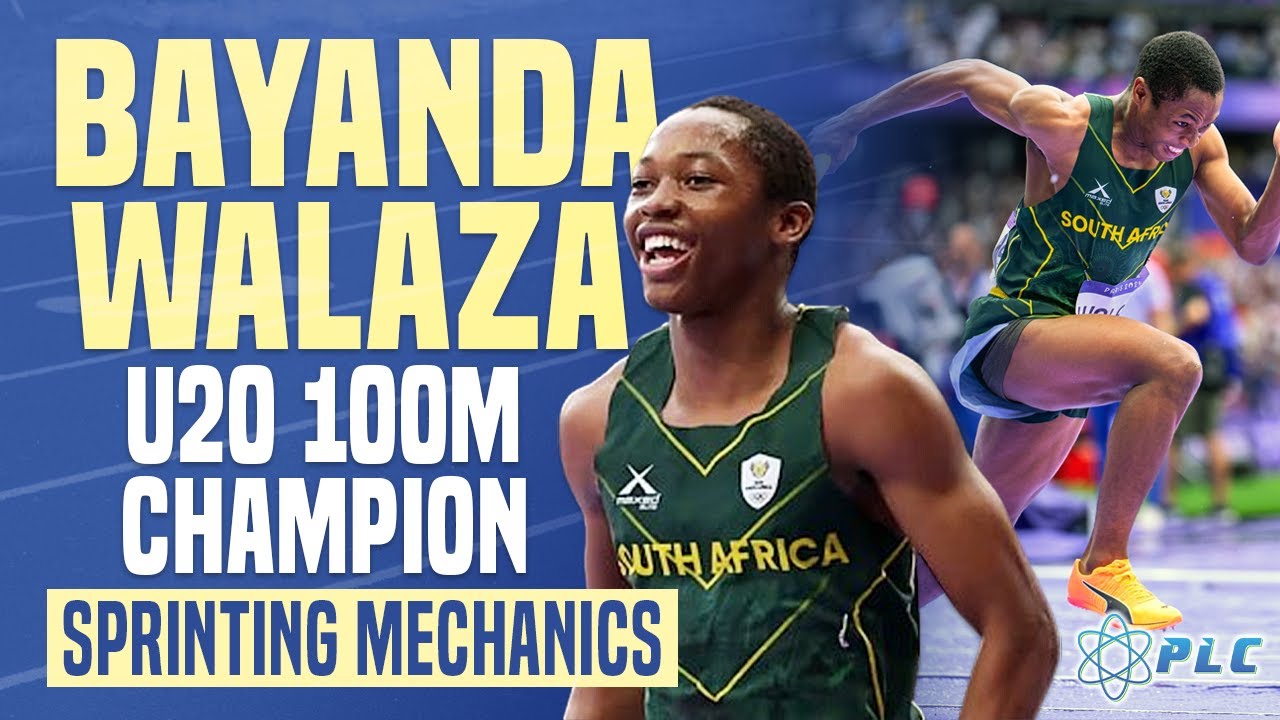 Bayanda Walaza U20 100m Champion Sprinting Mechanics Breakdown #howtorunfaster