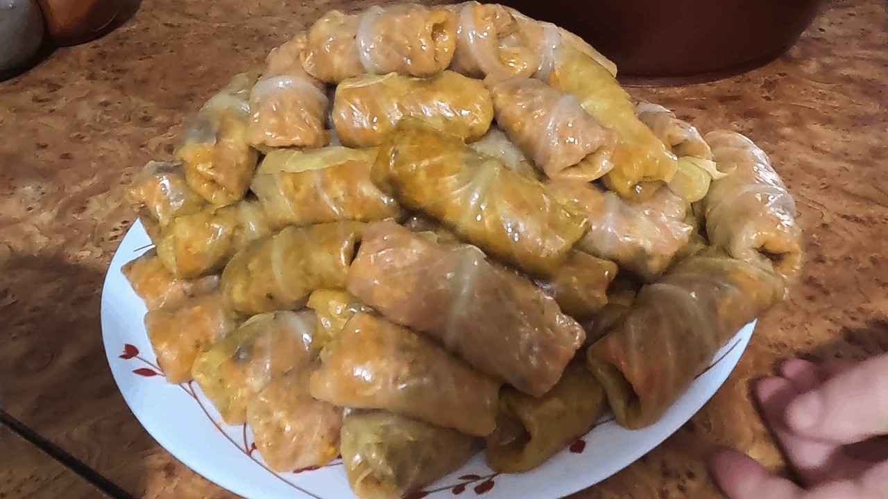 Sarmale de post cu pasat si ciuperci