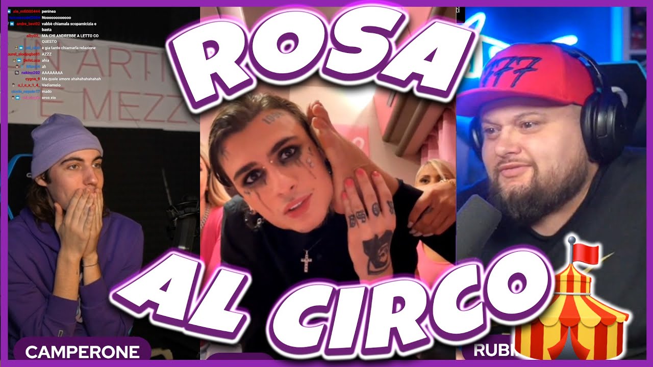 Rosa Chemical OSPITE AL CIRCO ! 🎪
