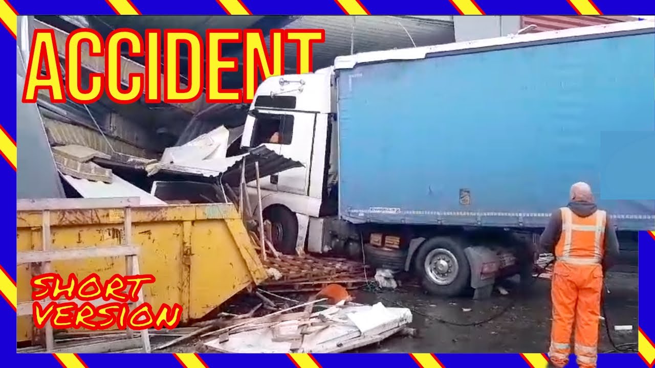 😱 Грузовик врезался в здание предприятия – никто не пострадал! 🚨 - Добровольцы голландских пожарных