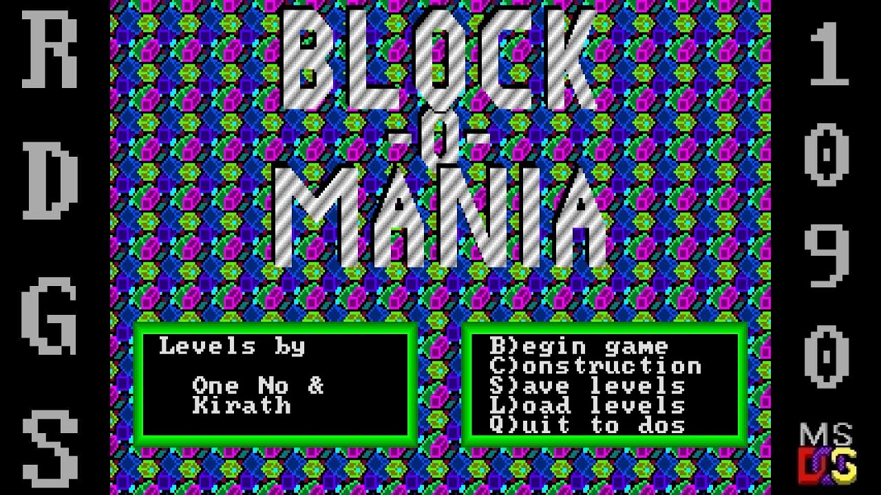 Random DOS Game Show #1090: Block-O-Mania (1989)