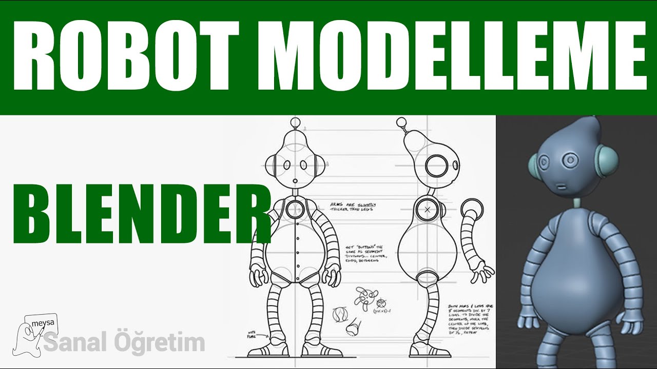 Blender Dersleri - Robot Modelleme