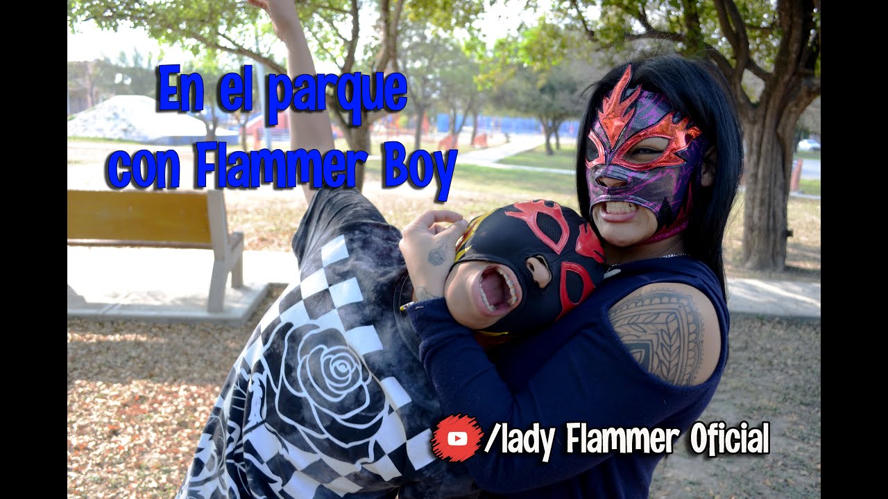 Lady Flammer | En el parque con Flammer Boy