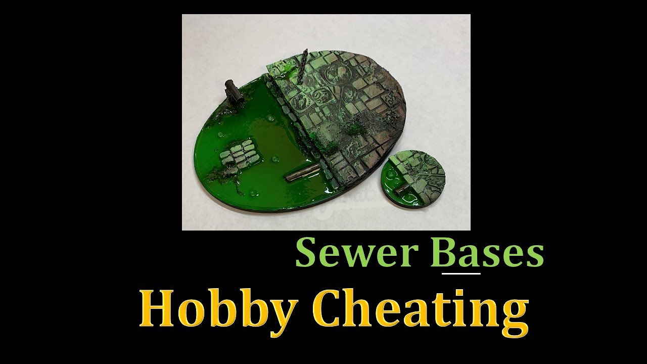 Hobby Cheating 261 - How to Make Sewer Bases