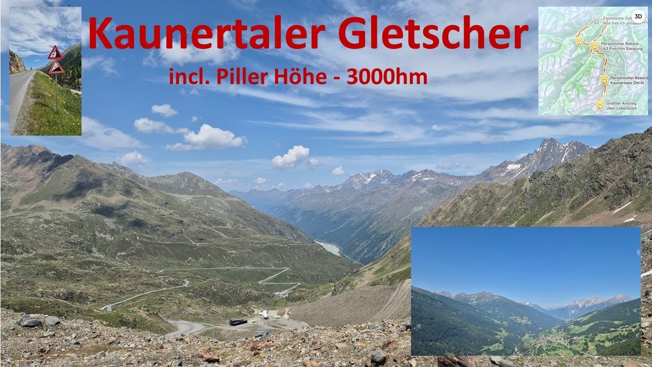 Kaunertaler Gletscher und die Piller  Höhe - 3000hm