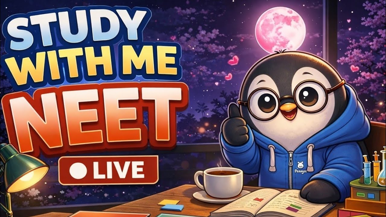 Evening Study Session 🐧 | Let's Focus together