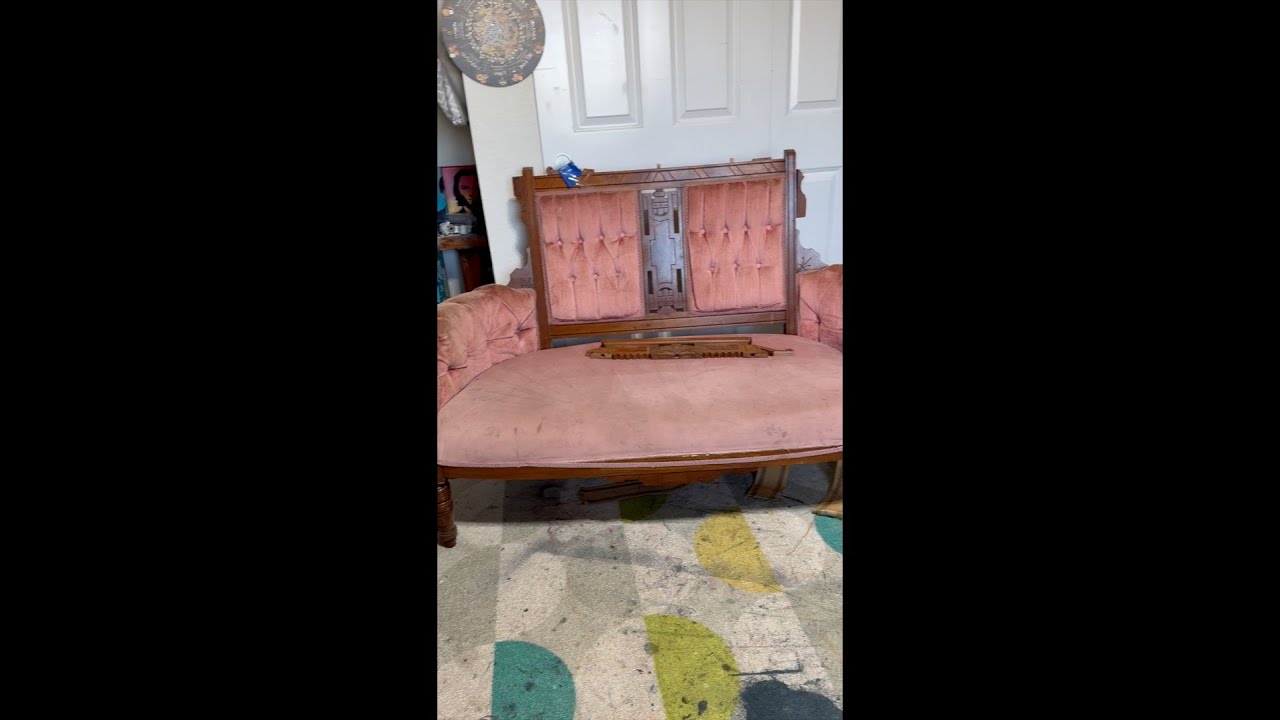 Victorian Sofa Reconstruction Part 3! (Furniture Flip)