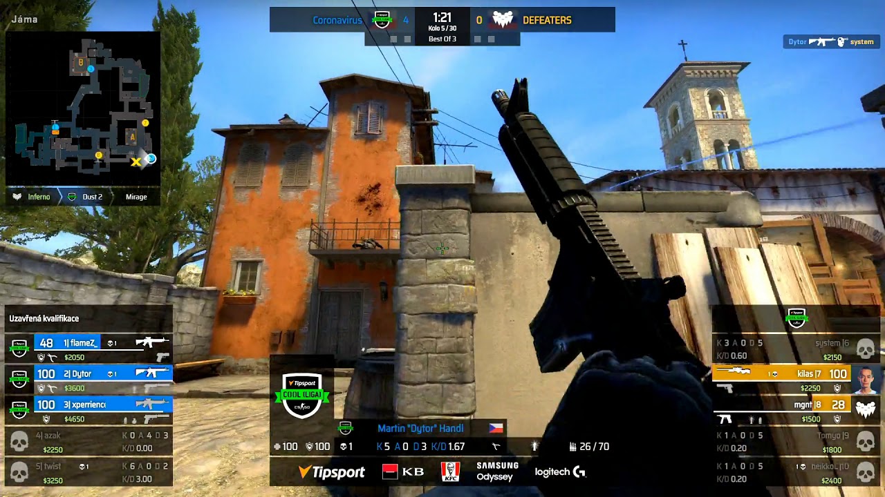 DEFEATERS vs. Coronavirus | Tipsport COOL liga | Closed Qualifier