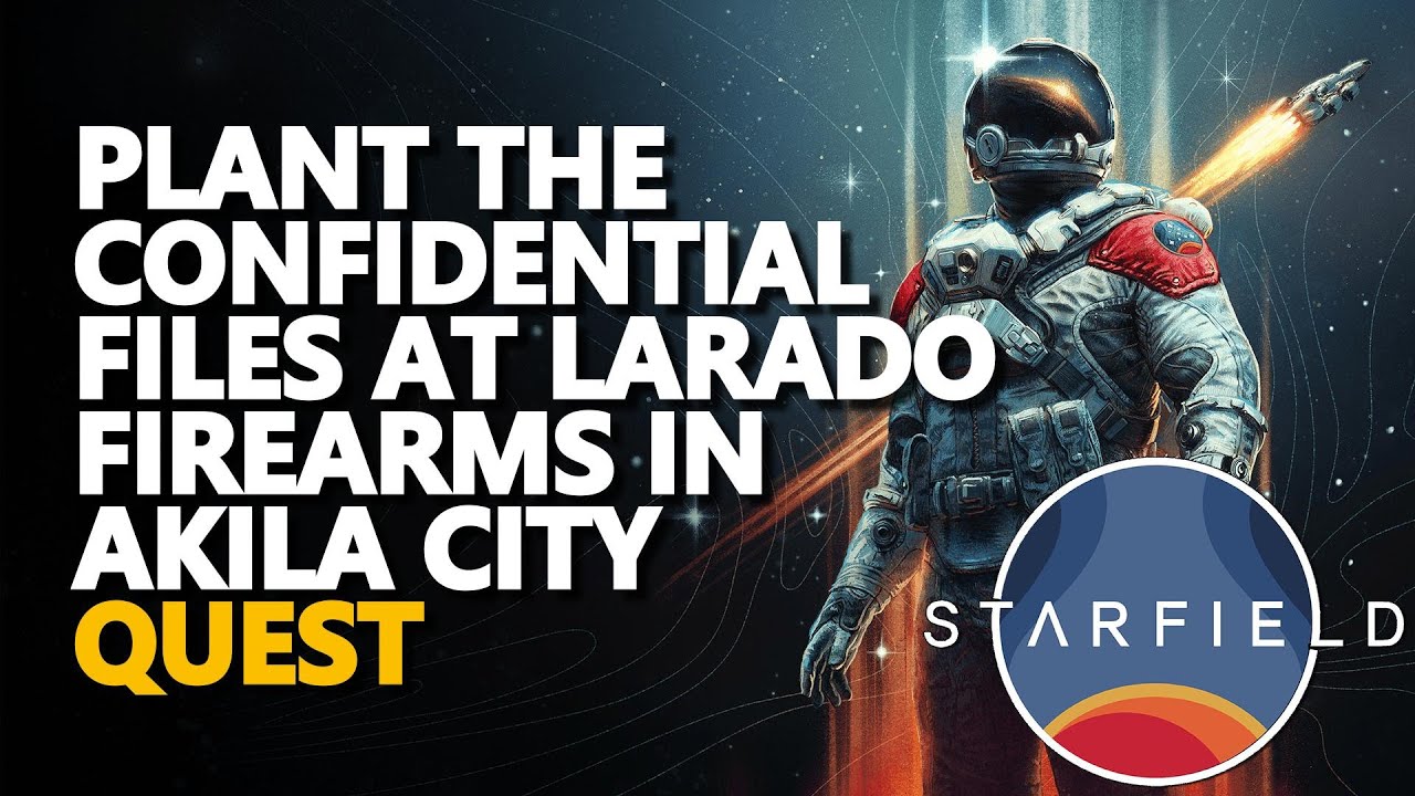 Plant the Confidential Files at Larado Firearms in Akila City Starfield
