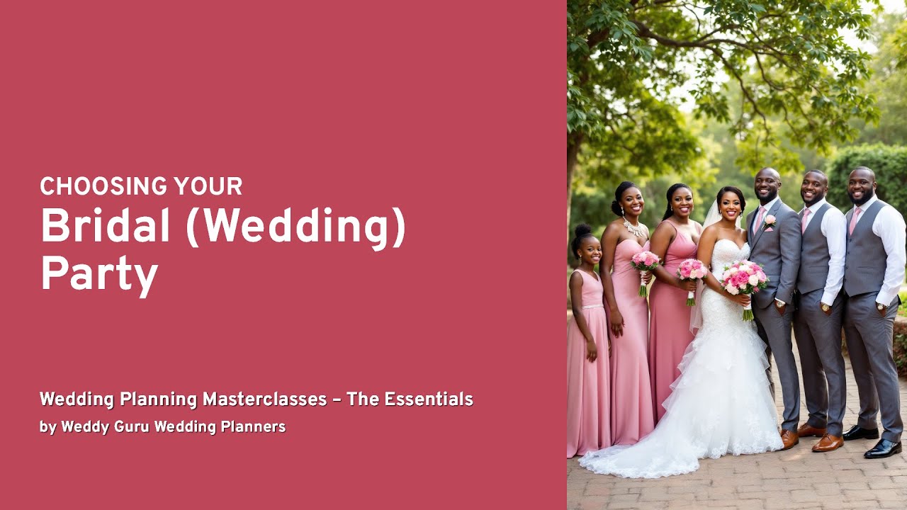 10. Choosing Your Bridal (Wedding Party) - Wedding Planning Masterclass By Niyara Weddings