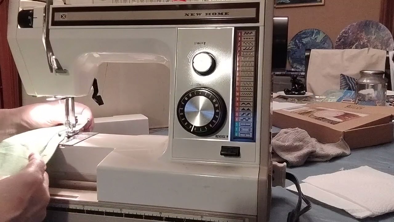 Пробный запуск новой швейной машины Home SS-2015@sewwhatseamstress9076