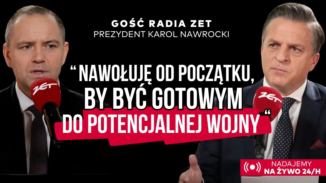 Karol Nawrocki o zamykaniu Bałtyku: To, co się dzieje jest niepokojące, ale... | Gość Radia ZET