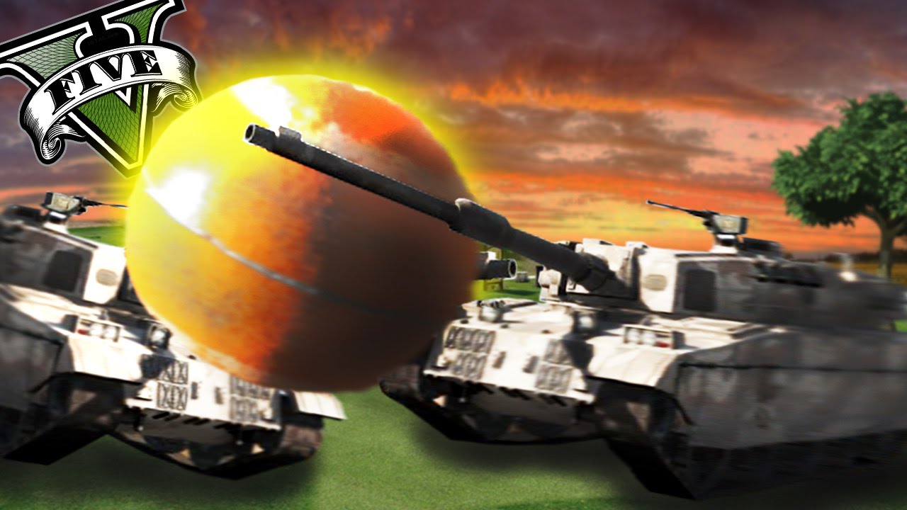 GTA 5 Online - FÚTBOL CON TANQUES!! XDDD - NexxuzHD