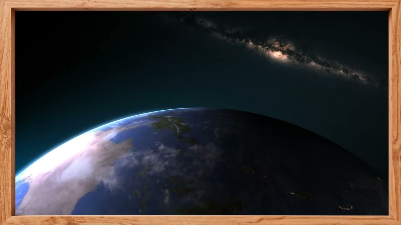 TV Display 4K (Earth rotate)
