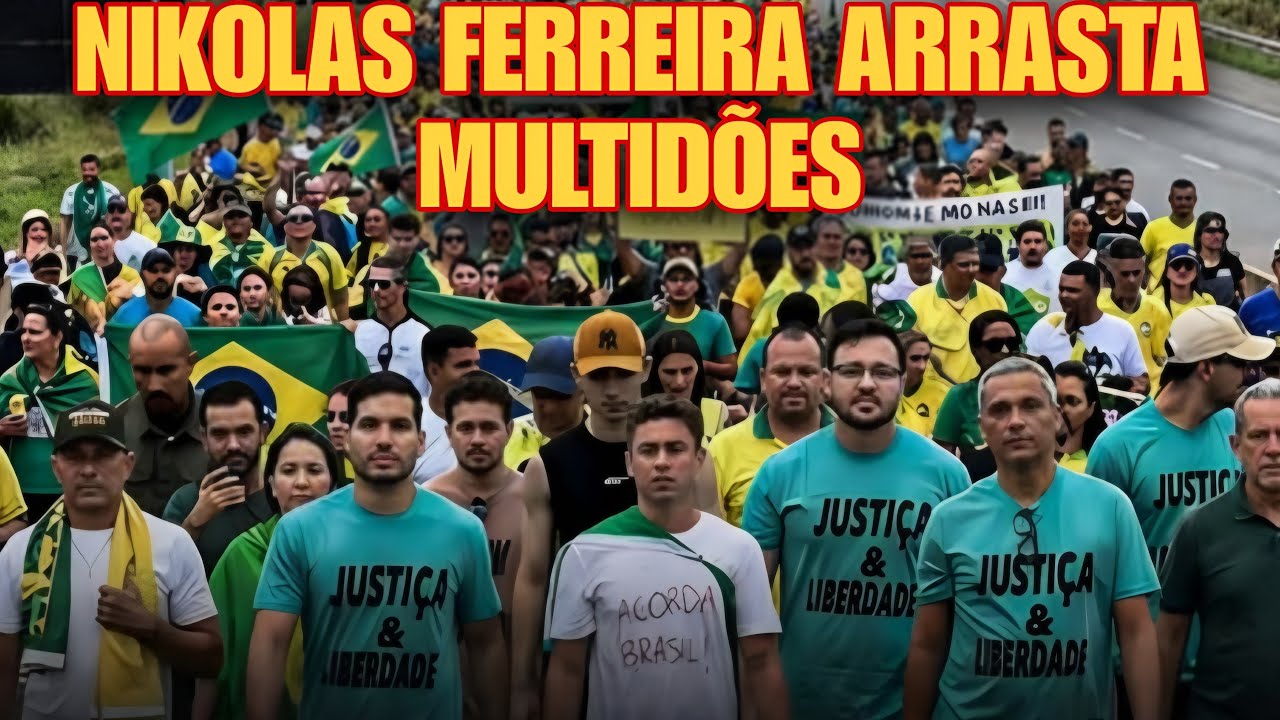 BOMBA BOMBA BOMBA! NIKOLAS FERREIRA  ARRASTA MULTIDÕES, SERÁ O FIM DA PRISÃO DE BOLSONARO?