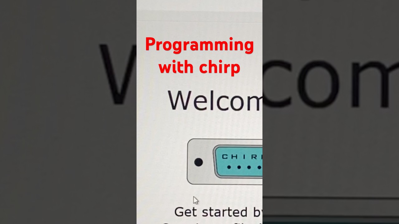 #programming with #chirp #baofeng #trending #mustwatch #epic #hamradio #radio