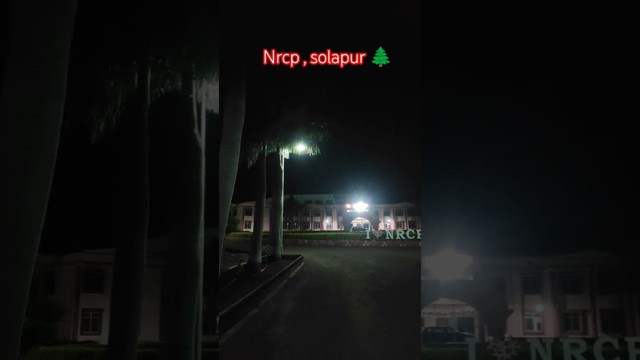 nrcp solapur pmogranate research center night view. #nrcp #icar #reasearch #dalimb