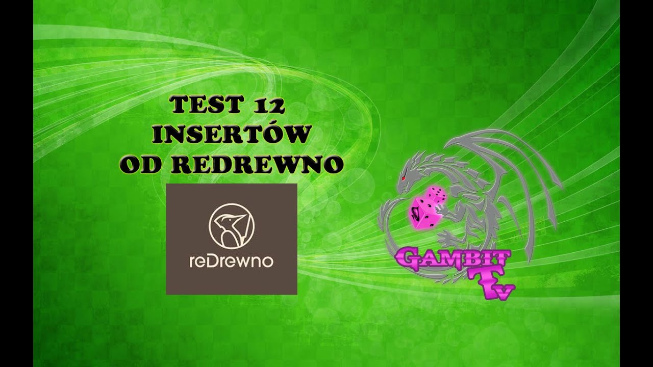 Test 12 insertów od reDrewno - plus konkurs