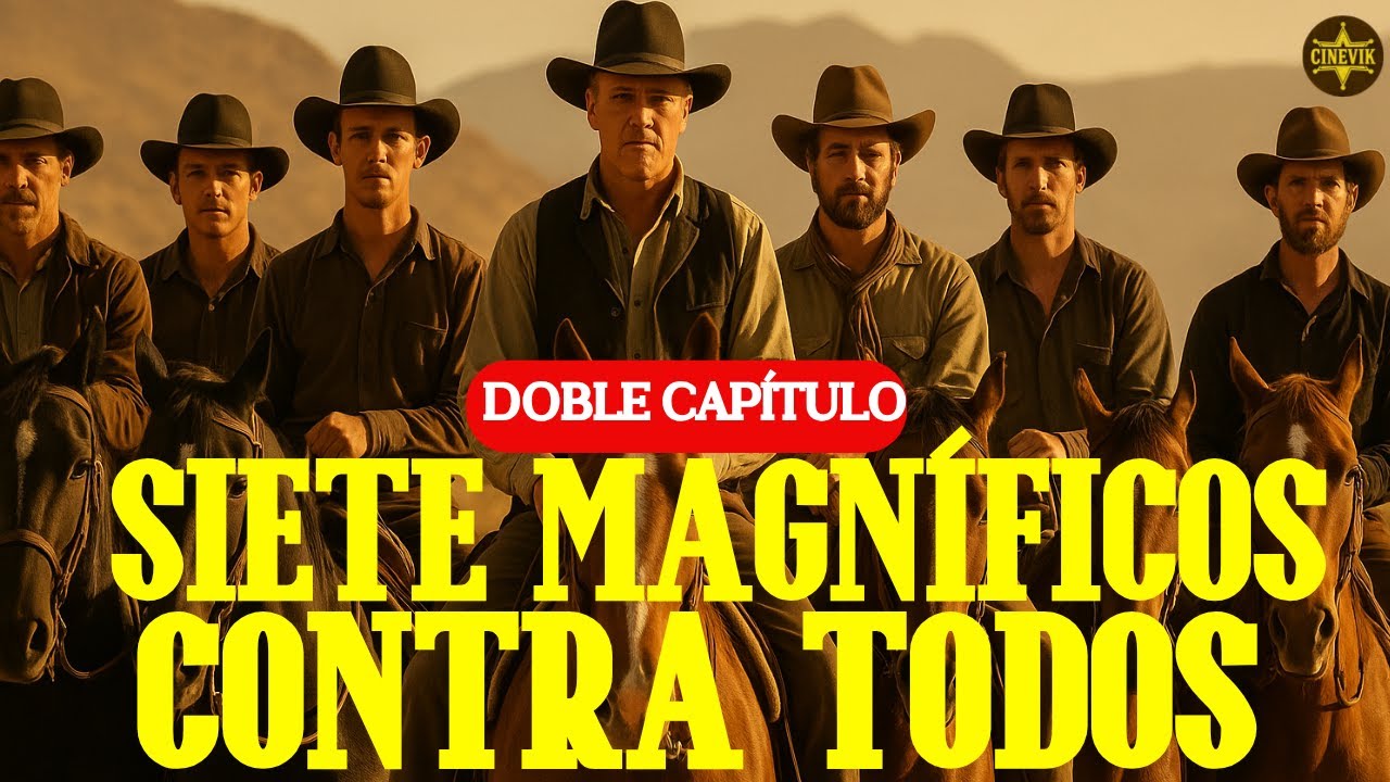 🤠 LOS 7 MAGNÍFICOS| Doble Capitulo| Clásico del Oeste | Español Latino