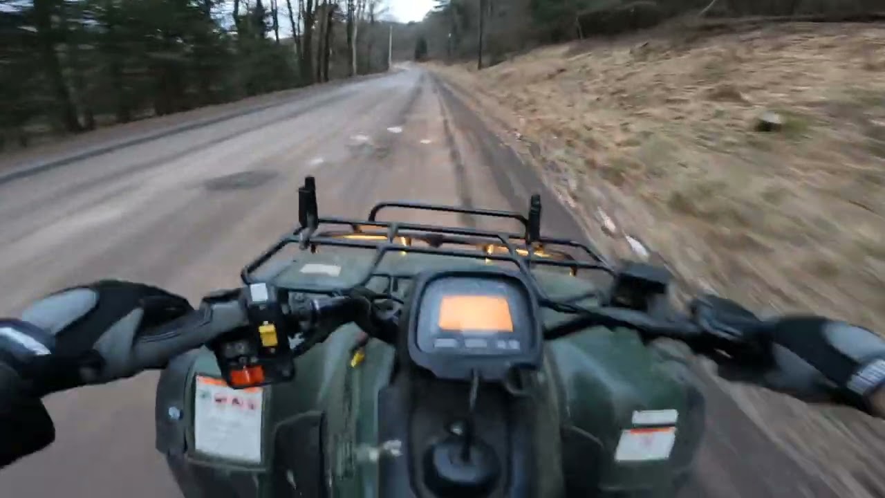 First Ride of a Honda Rancher 350 Electric Shift!!!