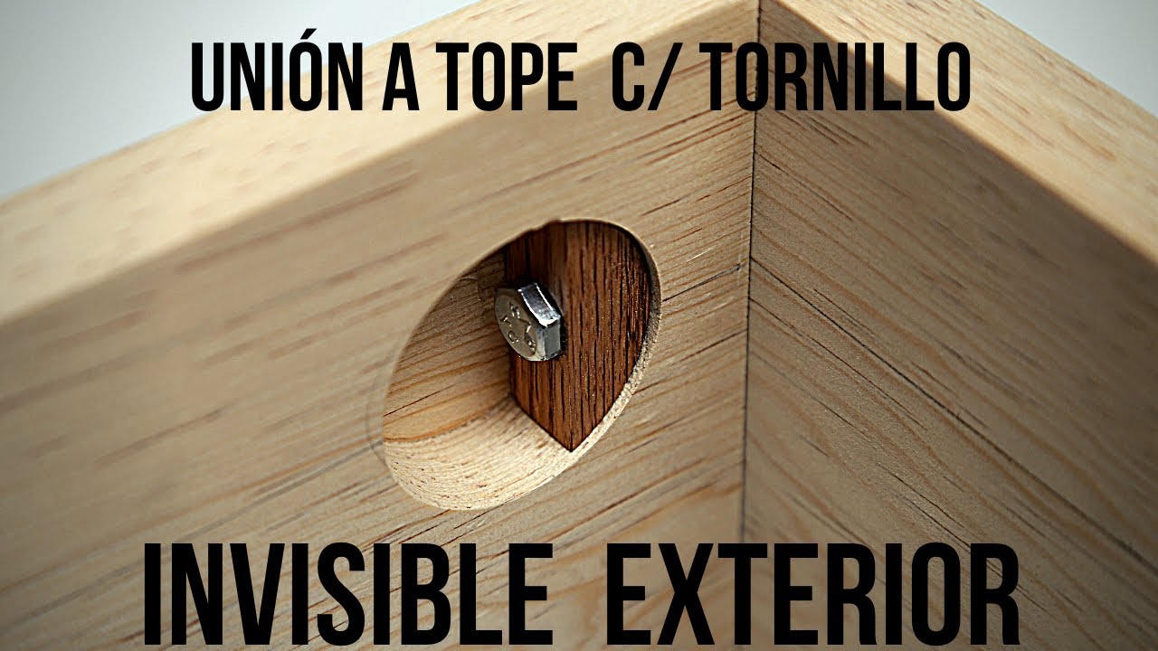 EXCELENTE IDEA ,  ATORNILLADO en madera,  FUERTE e  INVISIBLE al exterior.