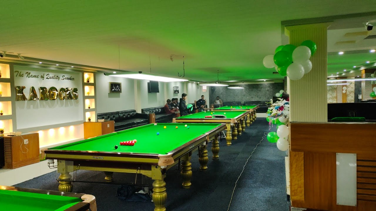 Karocks Snooker Compelx | New Beautiful Snooker Club Opening | Snooker Club in Lahore #karocks #club