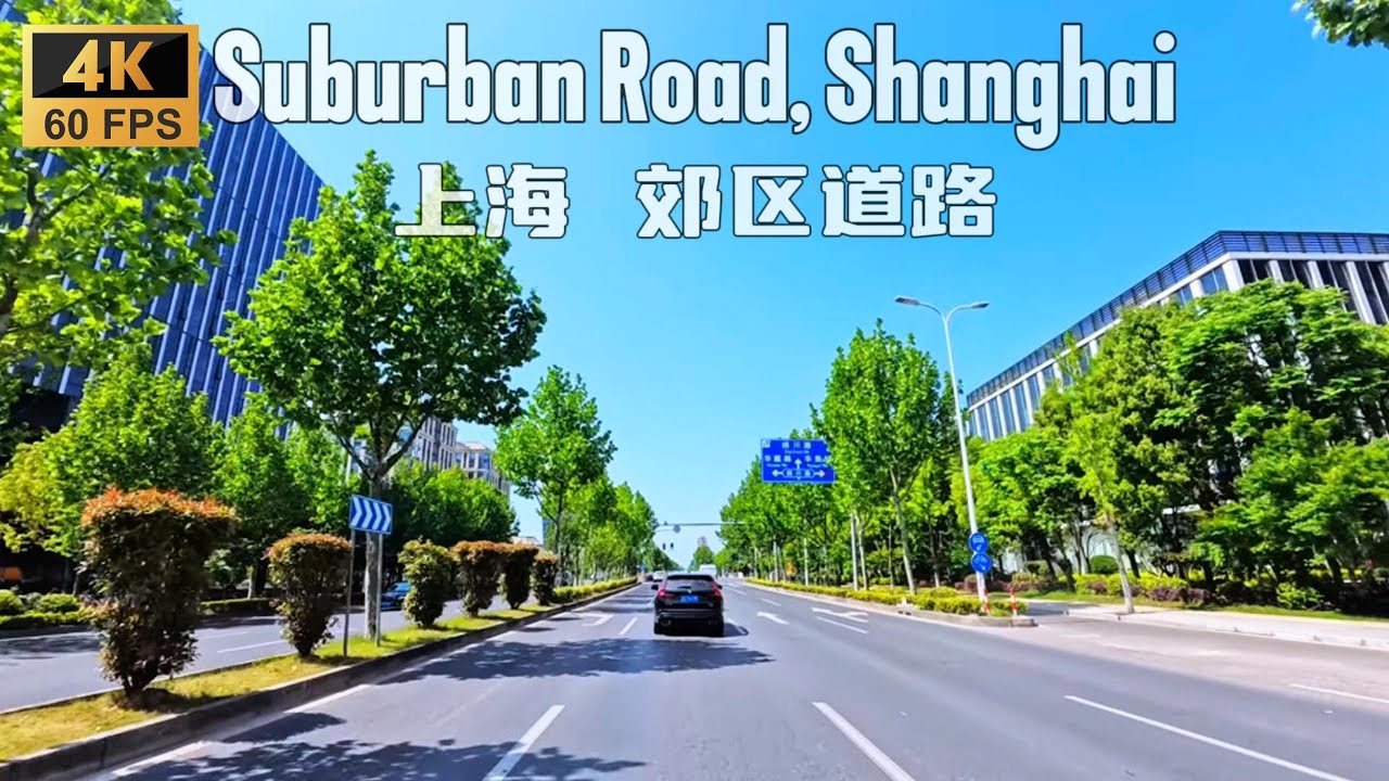 Driving in Shanghai｜Driving on Shanghai suburban roads, Dachuan Highway, Chuansha Road｜4K