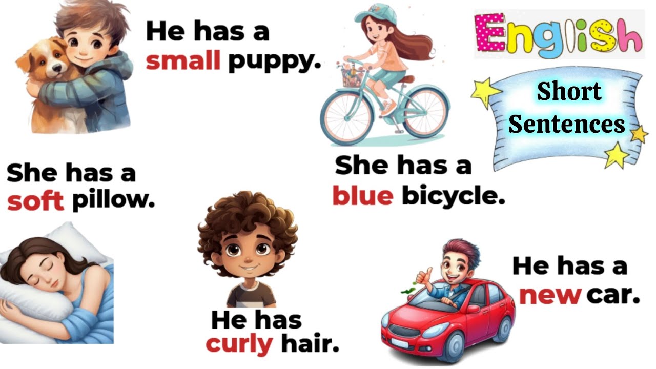 She Has vs He Has | Short English Sentences for Beginners | Speak English Easily | Learn English Now