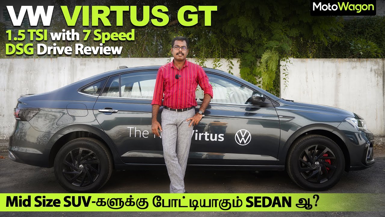 Volkswagen Virtus GT | 1.5L TSI DSG | Detailed Drive Review | Tamil Car Review | MotoWagon.