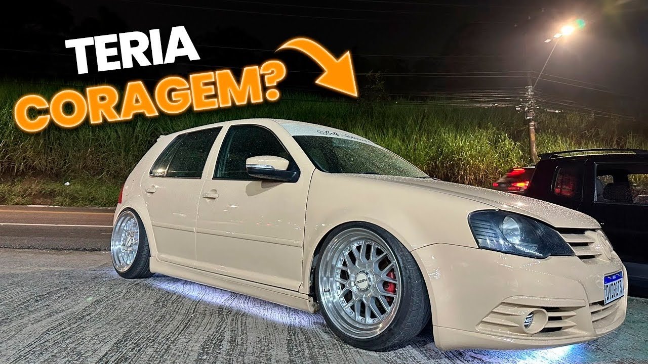 GOLF 4,5 PINTADO SUSPENS&Atilde;O A AR BANCOS SONHO CONFIRA 