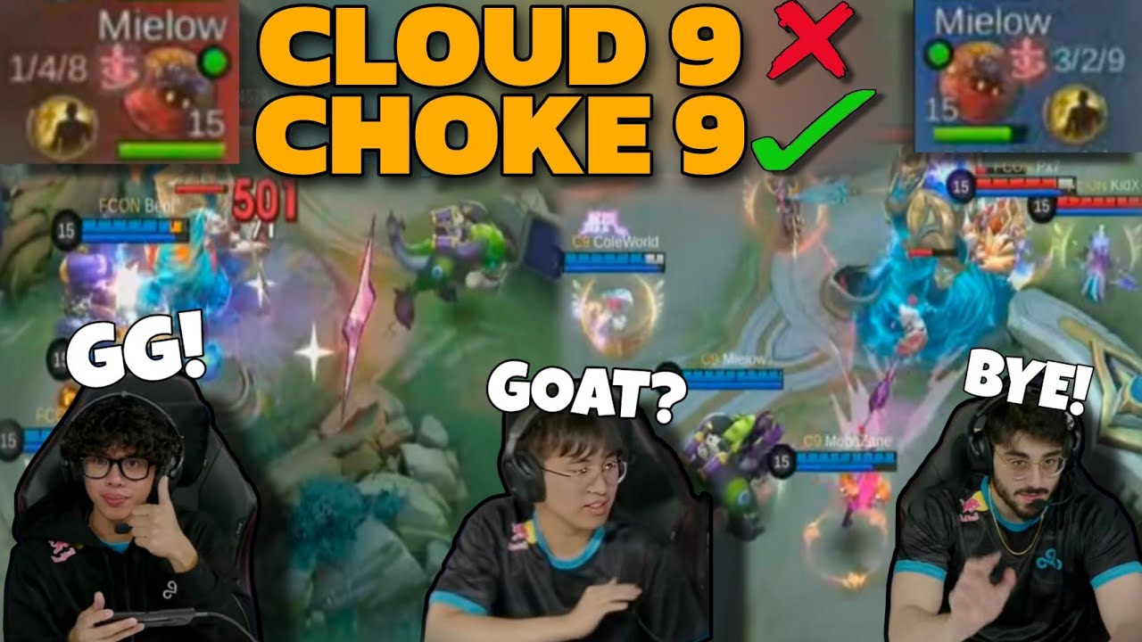 C9 MIELOW DOING GOAT THINGS AT MSC 2024 GROUPS | FALCON ESPORTS vs CLOUD 9 🤯 #mlbbnextcreator