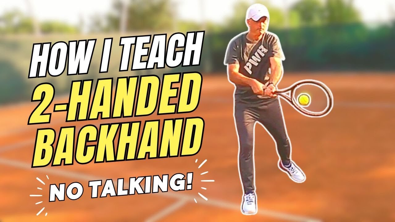 Complete TWO-HANDED BACKHAND Tennis Lesson (No Talking!)