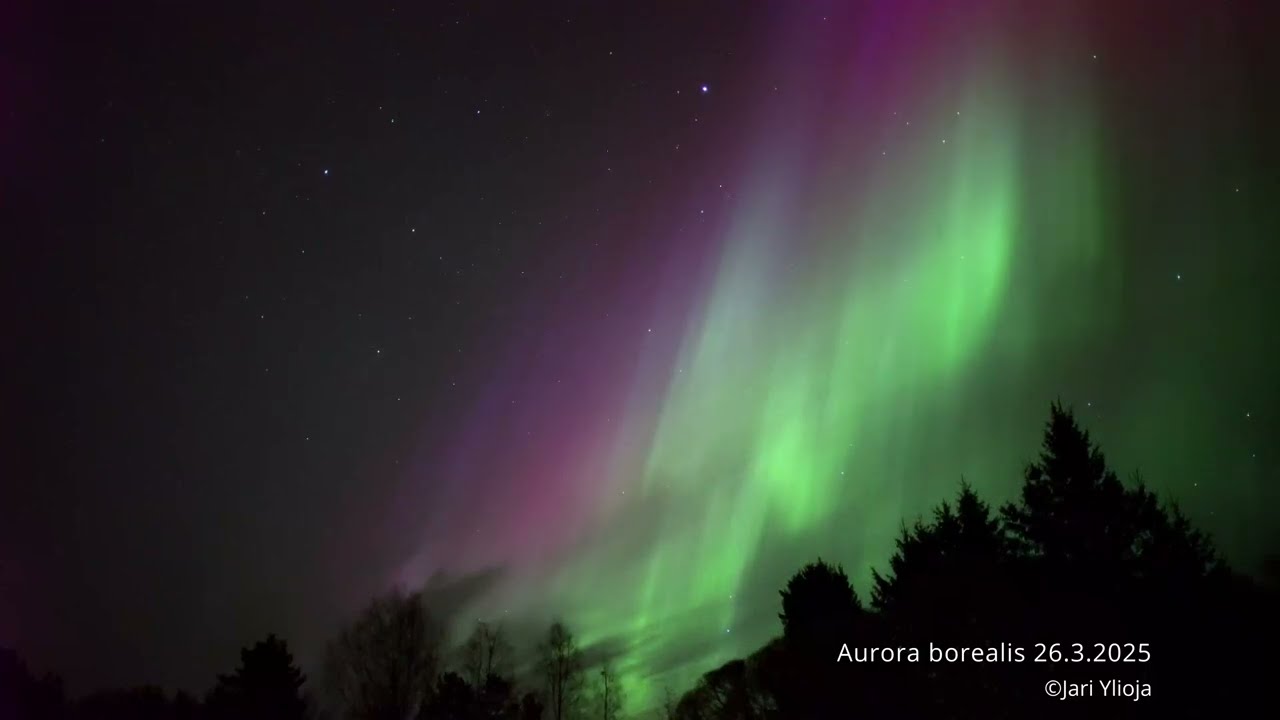 Aurora Borealis 26.3.2025 Vatjusjärvi, Finland